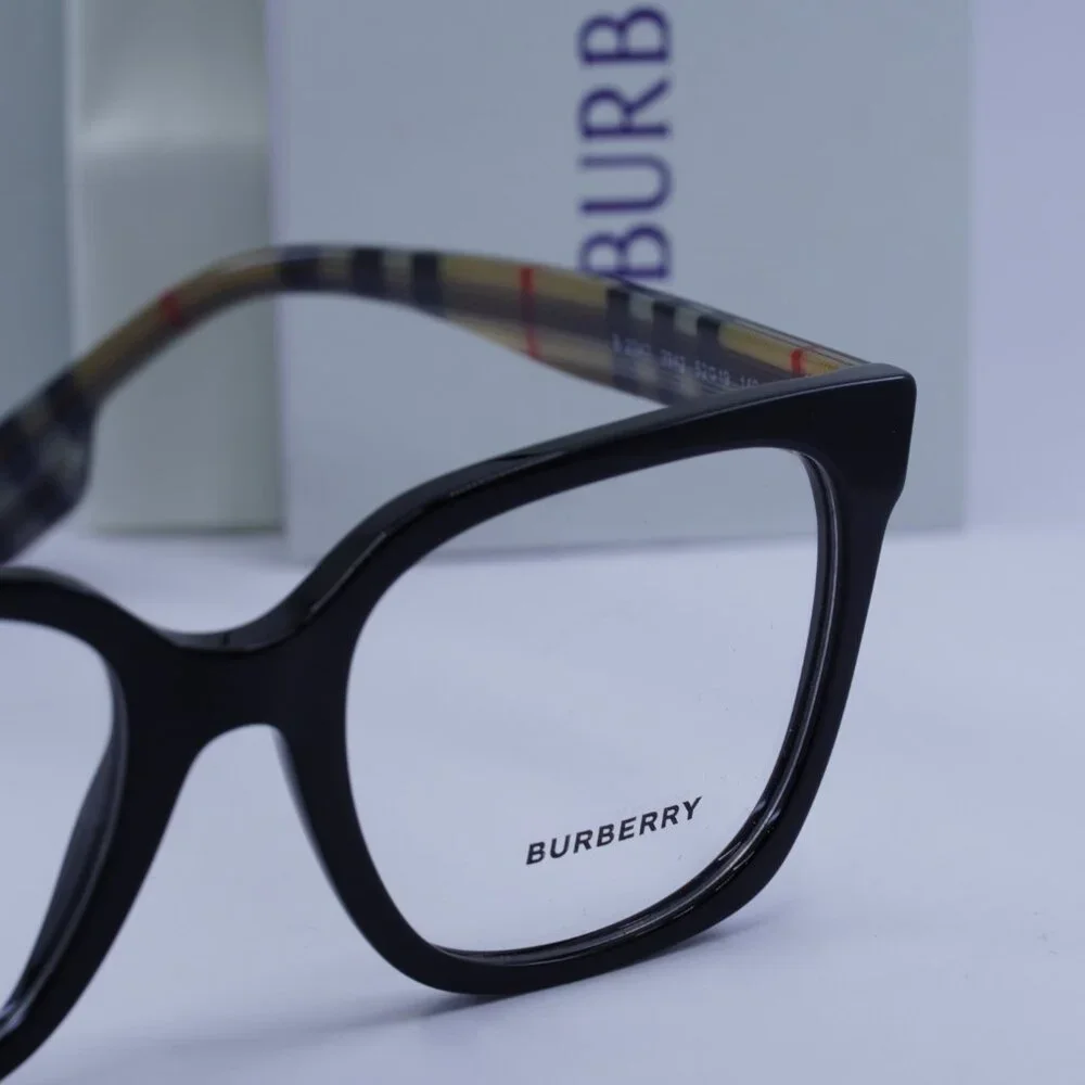 Burberry BE2347 3942 Square Eyeglasses 52mm – Black - Picture 2 of 10